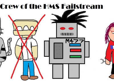 The Crew of the HMS Failstream by Alex C